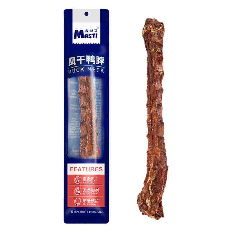 麦斯蒂风干鸭脖狗狗磨牙棒