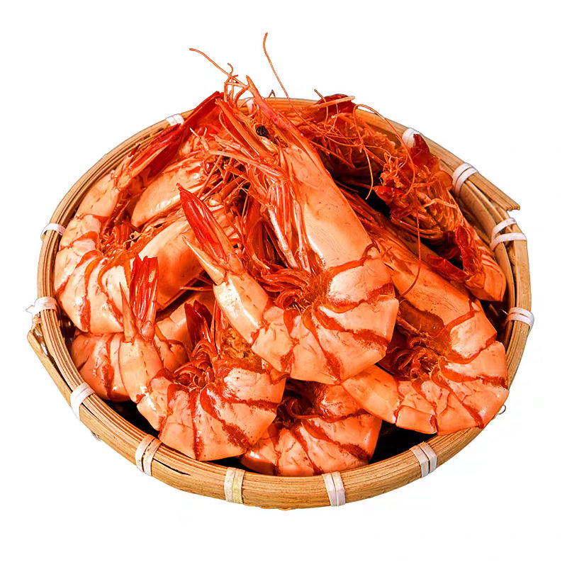 特大九节虾干烤虾即食干货淡干