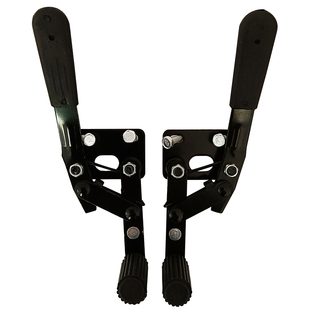 轮椅刹车配件大全手刹手闸平面螺丝固定手动老人轮椅车刹车器驻车