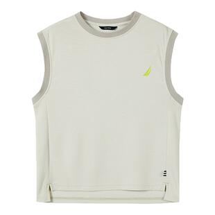 【抗菌排汗】NAUTICA/诺帝卡童装男女童背心t恤夏季无袖运动速干