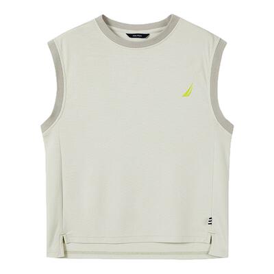 【抗菌排汗】NAUTICA/诺帝卡童装男女童背心t恤夏季无袖运动速干