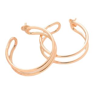 高品质14K包金保色双股活口戒指托手工diy配件指环空托珍珠戒托盘