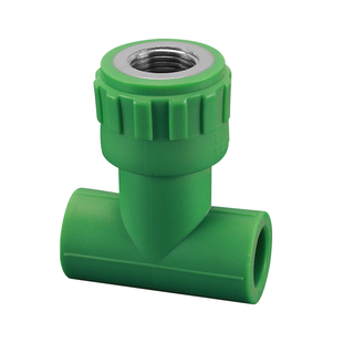 20PPR加长三通弯头家用自来水管热熔25ppr转4分内丝延长弯通接头