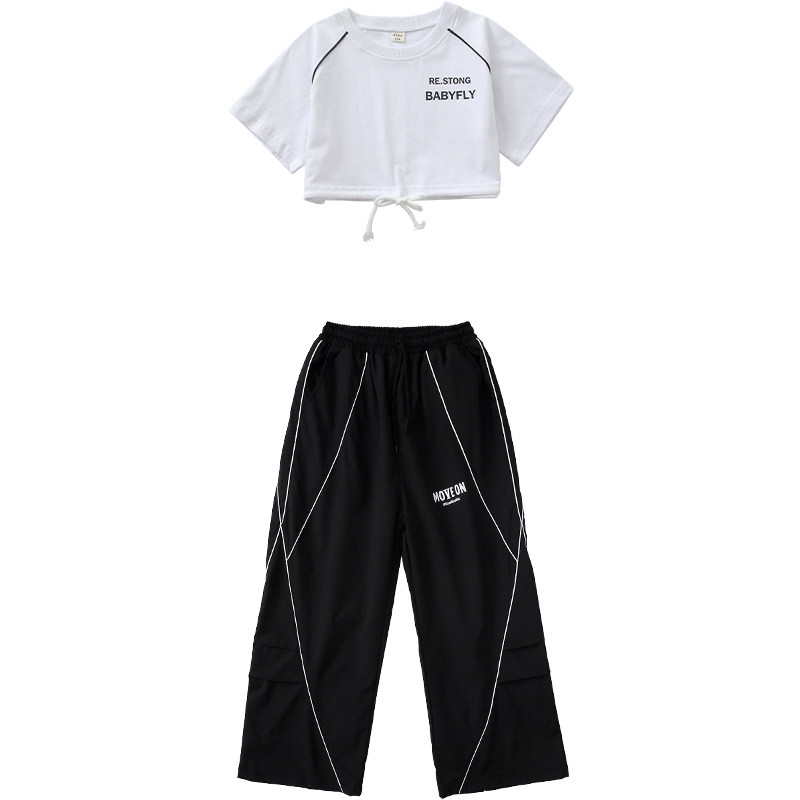 女童爵士舞服装儿童街舞演出服