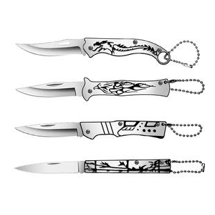 不锈钢折叠水果刀家用随身迷你小刀锋利高硬度宿舍用便携拆快递刀