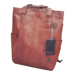 threebox日系JK制服双肩包学院风背包复古软皮女包休闲男包书包潮