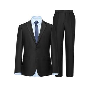 HLA/海澜之家西服套装修身免烫伴郎新郎礼服商务面试正装工作服男