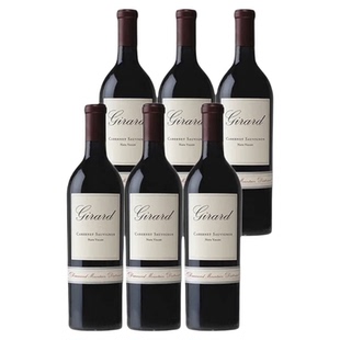 GIRARD吉拉德赤霞珠红酒750ml*6支 美国纳帕谷 原瓶进口 高端宴会