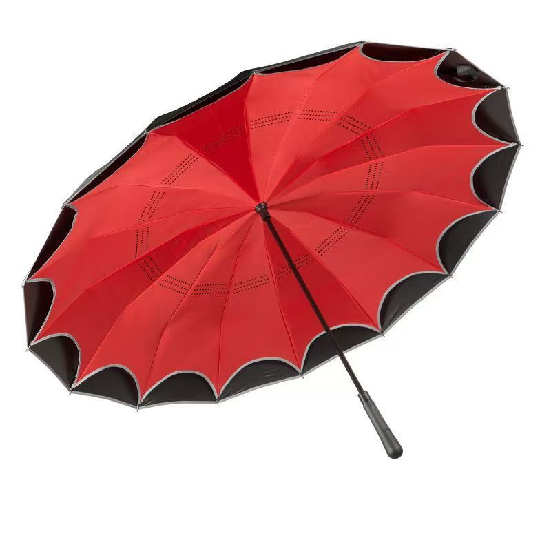长柄雨伞自动双层超大号男女士晴伞