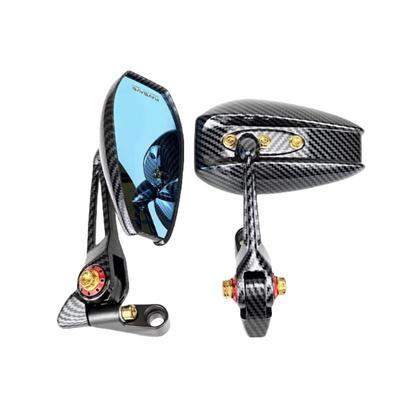 适用铃木UU/UY125豪爵AFR125踏板车AOS4祖国版防炫目摩托车后视镜