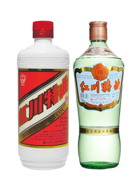 红川酒双曲组合2瓶装纯粮酒