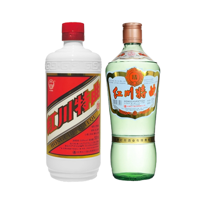 红川酒双曲组合2瓶装纯粮酒