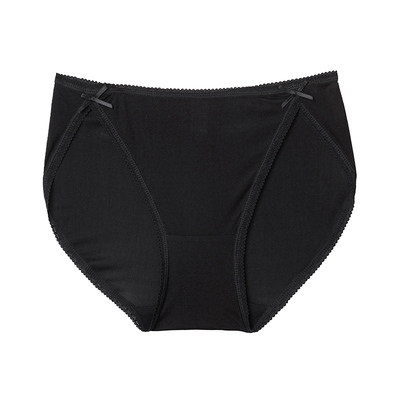 桑蚕丝女蝴蝶结提臀显腿长内裤