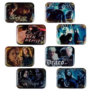 正版授权哈利波特周边人物斯内普马尔福吧唧烫金拉丝银葱盲盒徽章