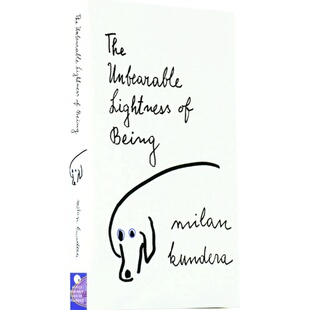 米兰昆德拉 不能承受的生命之轻 The Unbearable Lightness of Being 英文原版 文学小说 书 Milan Kundera【中商原版】