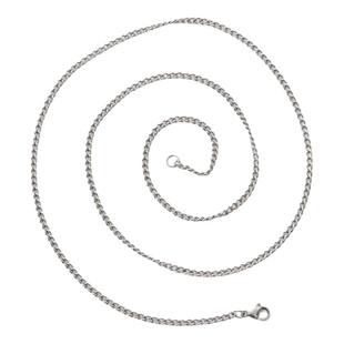 钛钢材质可定制链条项链男简约钛钢链子不锈钢侧身链细扭链女素链