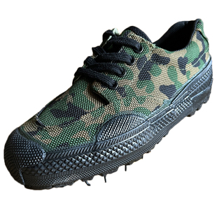 3520防穿刺解放鞋男春秋季民工作地耐磨劳保鞋女防钉迷彩帆布胶鞋