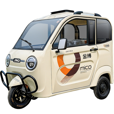 金博全封闭电动三轮车老年代步