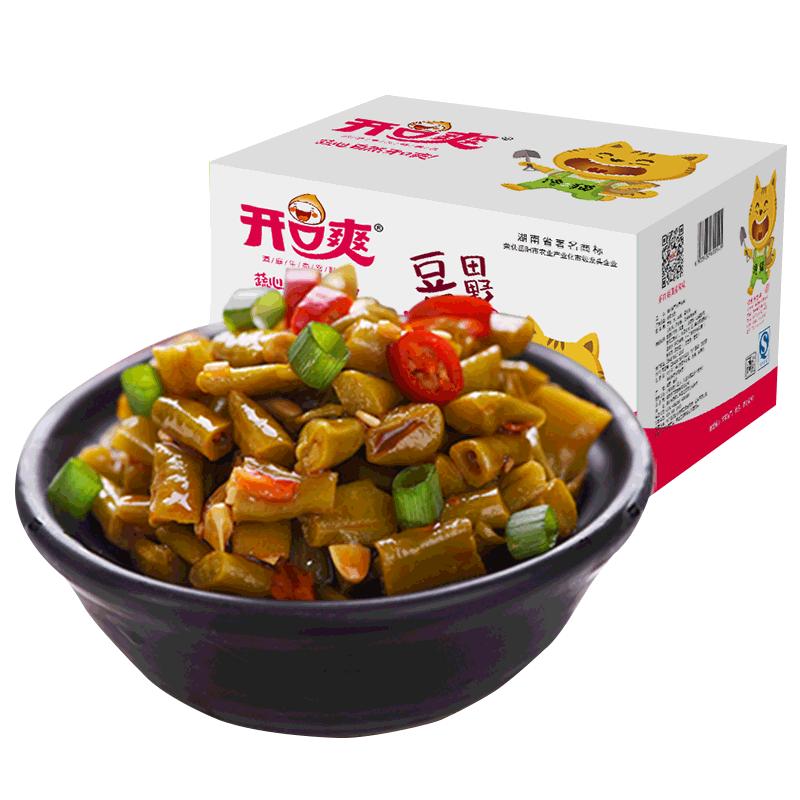 开口爽酸辣豆角岳阳特产开袋即食