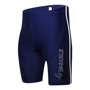 Tri-SABLE黑貂 泳裤男五分裤防尴尬泡温泉泳衣男士专业速干游泳裤