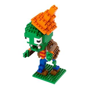 微颗粒植物大战僵尸积木拼装玩具全套立体拼图益智解压男孩子礼物