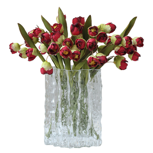 高档把束仿真铃兰花假花摆设客厅餐桌花干花装饰摆件居家拍照花艺