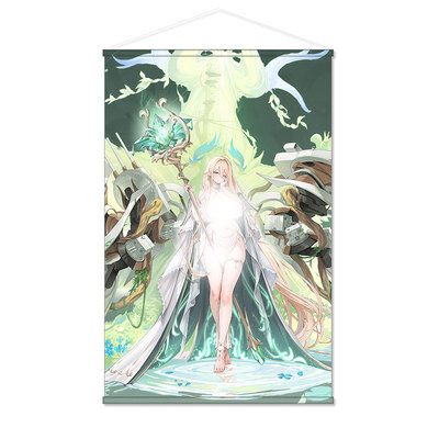 碧蓝航线金狮包轴挂画墙贴海报