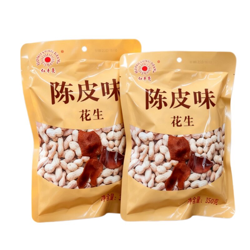 红丰亮陈皮味花生入口酥脆咸干