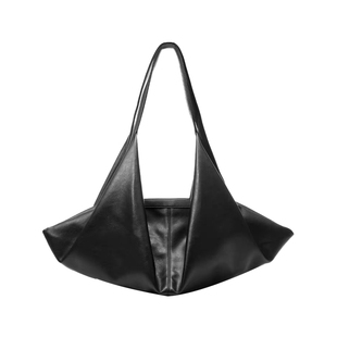 jozy原创黑色慵懒风通勤hobo包托特包新款复古百搭单肩腋下女包包