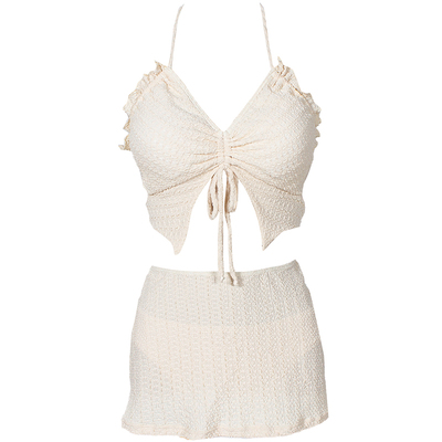 WESWIM女分体露背温泉海边泳衣