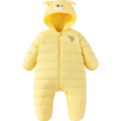 巴拉巴拉宝宝羽绒连体衣婴儿衣服