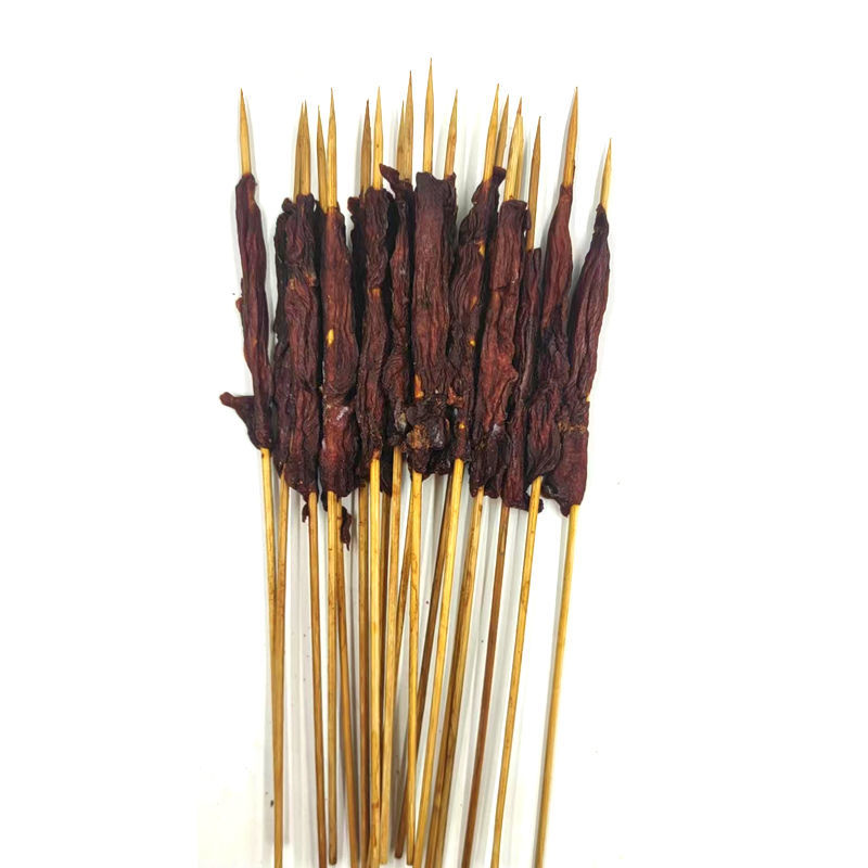 干巴串牛肉翔禹干巴肉风干牛肉猪鸭特色商用烧烤店半成品食材50串