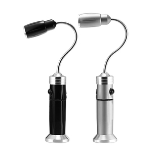 便携式LED铝合金工作灯户外多功能充电露营手电筒可调焦磁铁强光