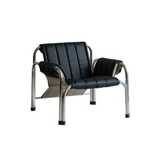 叕木|中古复刻\复古包豪斯风真皮头层牛皮设计师休闲单人沙发椅