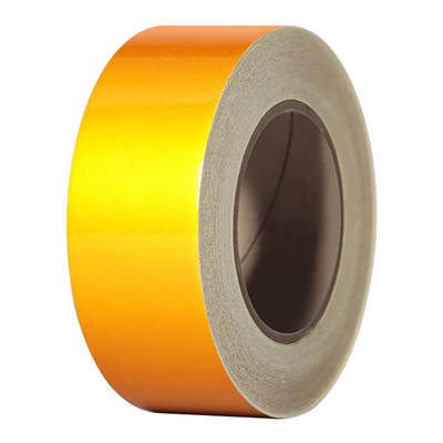 黄色反光警示胶带夜间安全标识