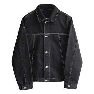 MRCYC日系休闲牛仔外套男韩系宽松夹克外套工装牛仔衣潮