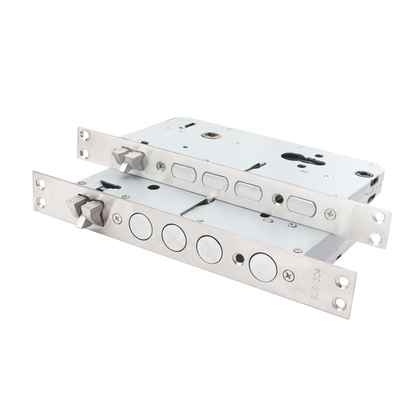 入户钢质套装单元大门天地锁体