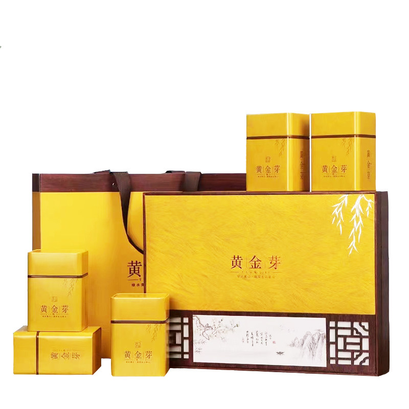 2026年团购明前特级新茶安吉黄金芽白茶黄金叶茶叶礼盒装250g