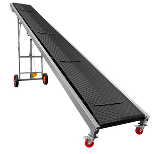 山杰机械传送带输送机小型多用加厚输送带装车卸货移动爬坡皮带机