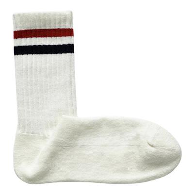 Beeff复古学院风长袜毛巾底