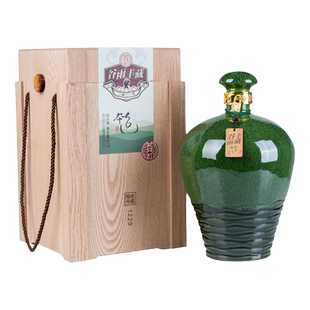 女儿红2021年谷雨丰藏本色原酒5L木盒装10斤坛装花雕礼盒绍兴黄酒