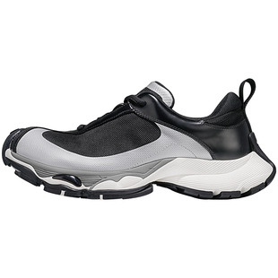 Salaxi/莎莱茜2026春季新款弯刀老爹鞋女增高透气休闲运动跑鞋男