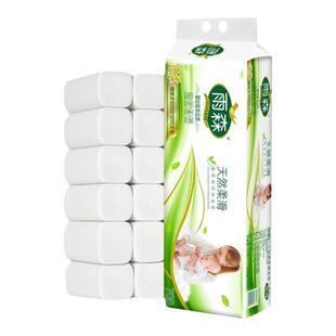 雨森妇婴无芯卷纸卷筒纸厕纸卫生纸擦手纸巾6层加厚700g6提家商用