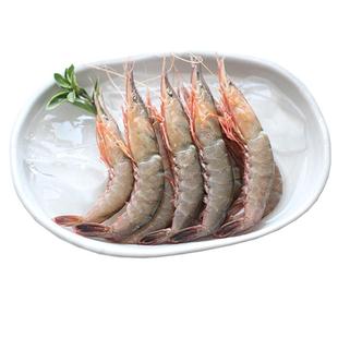 舟山海鲜新鲜野生滑皮虾东海水产冰鲜深海活皮虾对虾青壳虾速冻