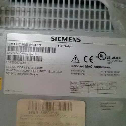 【议价-可维修】 西门子Siemens 6AV7832-0BA10-1CC0 全新/均有货