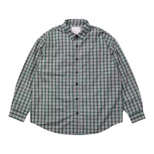【Humans Mades】潮流风日系余文乐同款轻薄格子city boy长袖衬衫