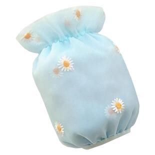 秋冬季短款儿童袖套女孩学生护袖可爱袖头办公室米白色羽绒服套袖