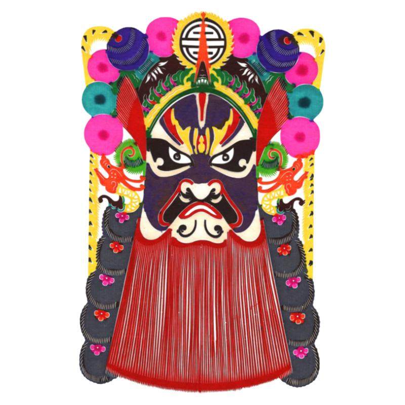 中国风蔚县彩色手工剪纸窗花 春剪纸