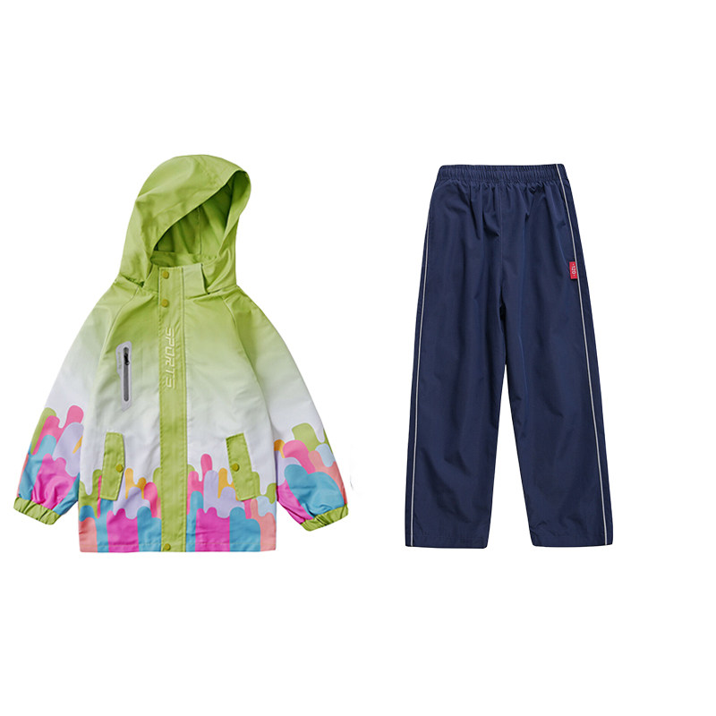 小学生校服春秋装三件套装运动会班服儿童秋冬季幼儿园园服冲锋衣