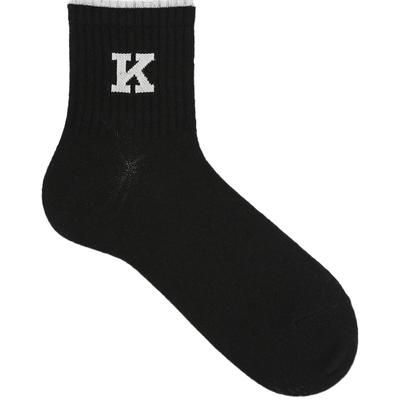 Tabio字母袜子男百搭运动透气